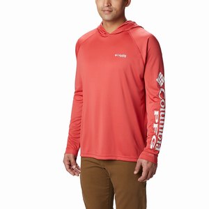 Columbia PFG Terminal Tackle™ Hoodie Herr Orange/Vita (LUBCT5983)